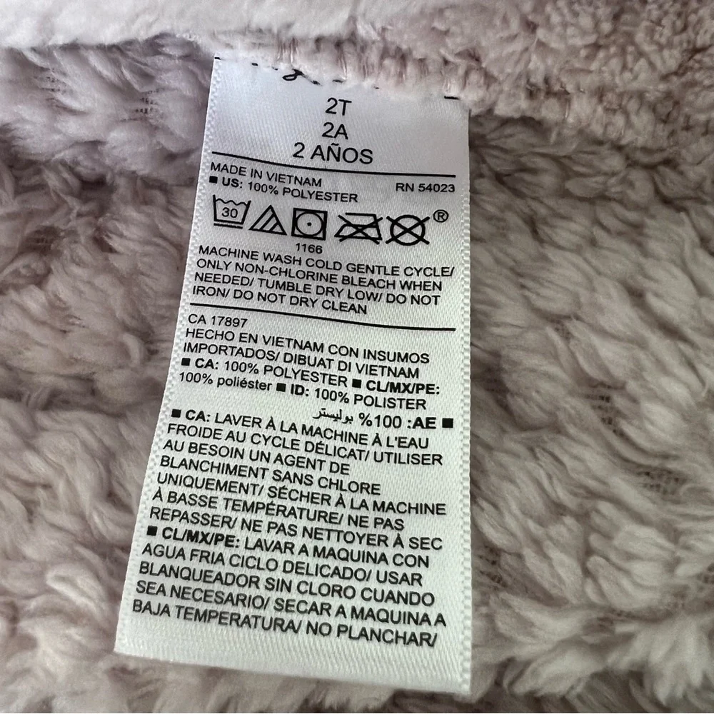 old navy dusty‎ rose hooded poncho girls